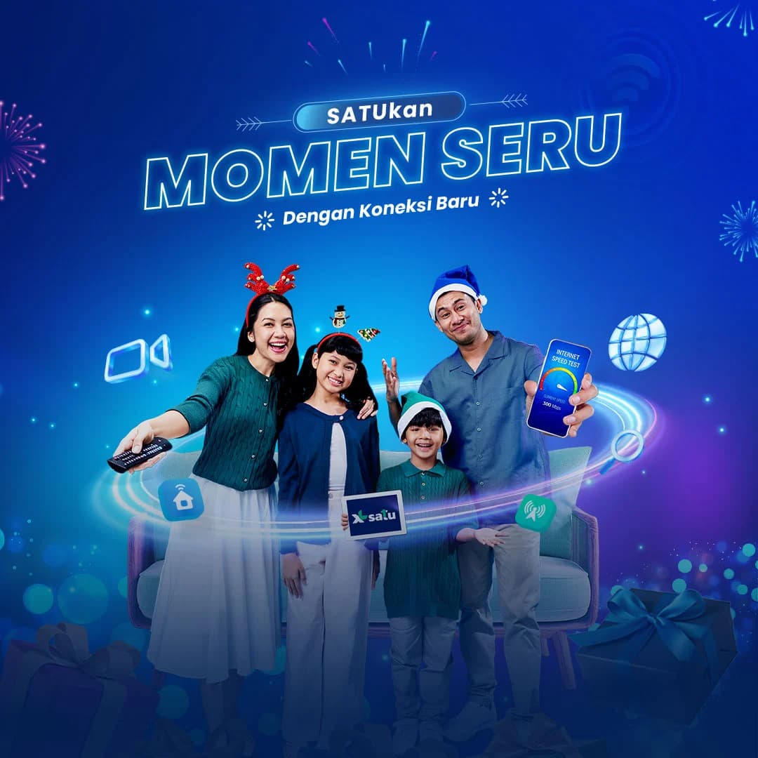Menonton TV kabel 150 channel lebih dengan layanan First Media untuk keluarga